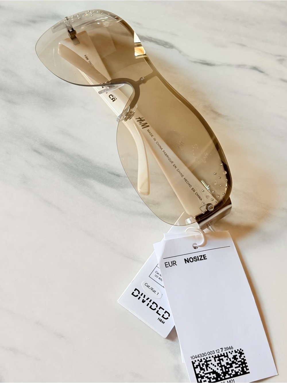 H&M Clear Tinted Visor Shield in Light Brown - Picture 2 of 4